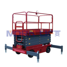 durable articulated lift mechanism 7m 9m 11m 12m 13m 16m 1500mm min lifting height mobile electric aerial scissor lift